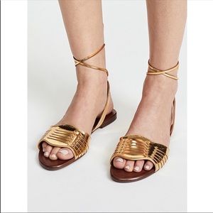 Veronica Beard Fawn Tied Leticia Sandals